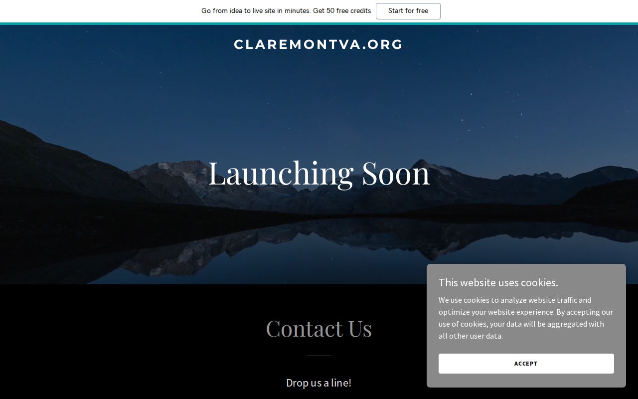 Claremont record check view of the official town government page