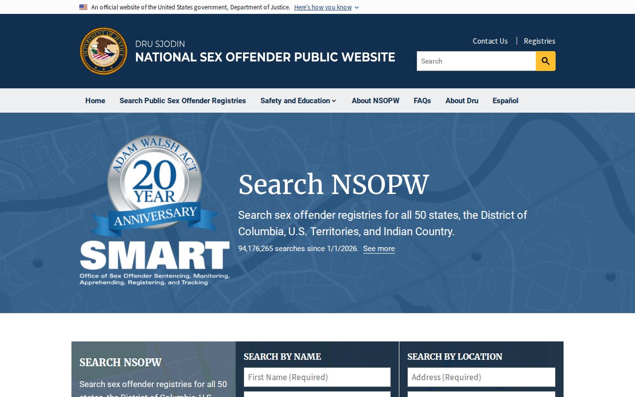 National registry supplement for a Surry County sex offender lookup